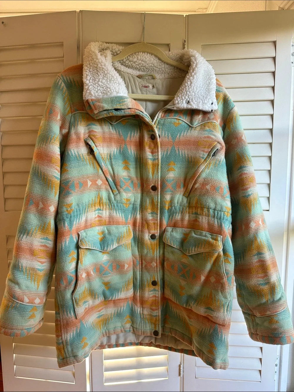Women’s Faherty cotton cozy blanket jacket